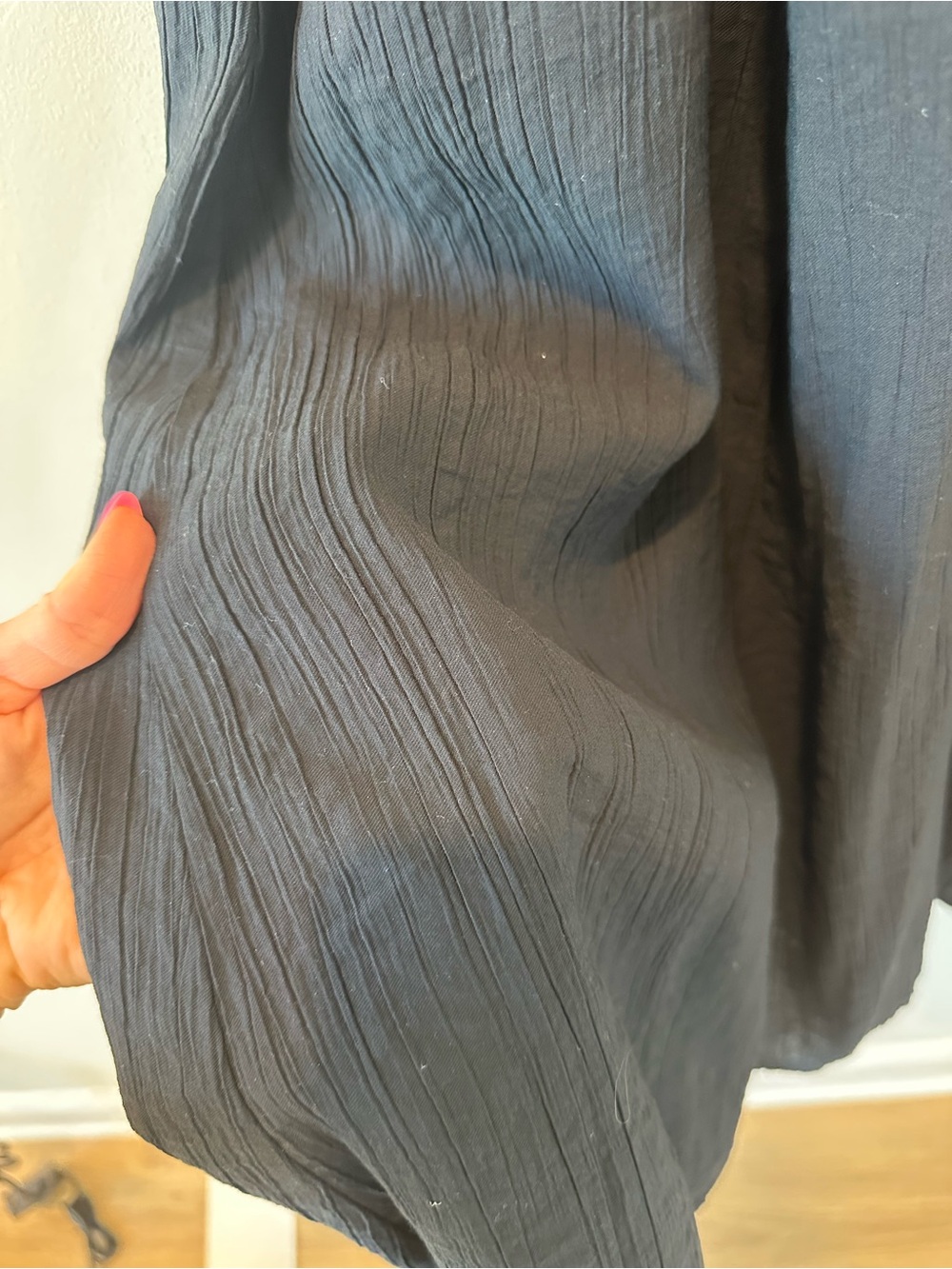 Abercrombie Gauzy Long Elastic Black Maxi Skirt Resortwear Flowy Romantic XS - Picture 5 of 10